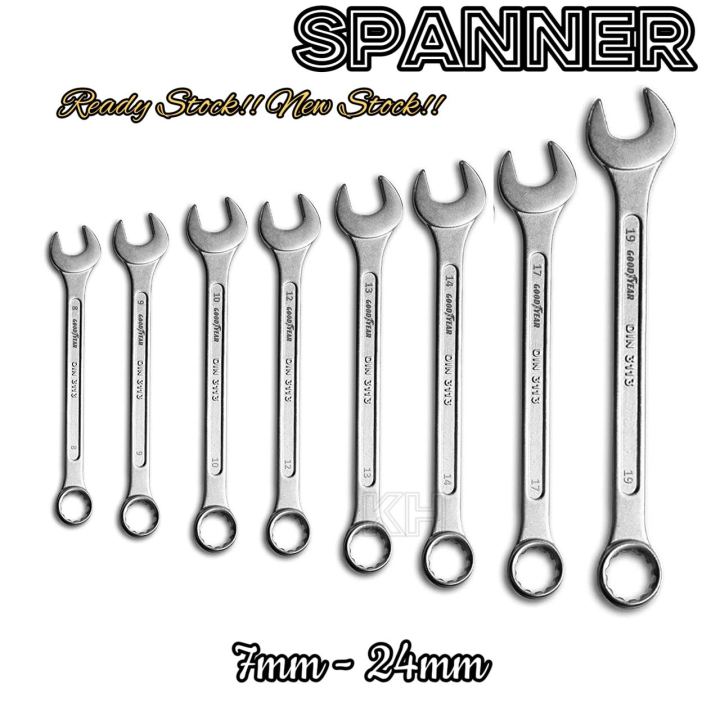 7mm 28mm 〕combination Wrench Spanner Ready Stock New Stock Lazada