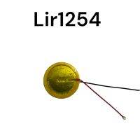 LIR1254 3.6V 68mAh TWS Bluetooth Earphone Wireless Microphone Hearing Aid Rechargeable Button Battery