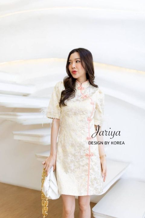 ถูกมาก-jariya-กี่เพ้า-งานจริงสวยมาก