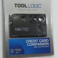 นามบัตรอเนกประสงค์ 7ใน1 TOOL LOGIC™  เป็นเข็มทิศ พร้อมเลนส์ขยาย ไขขวงปากแบน มีด2นิ้ว  ที่เปิดขวด ไม้จิ้มฟัน ไม้บรรทัด น้ำหนักเบา ผลิตไต้หวัน พกขึ้นเครื่องบินได้ สินค้าพร้อมส่ง ของดีราคาสบายกระเป๋า (ล็อตสุดท้าย)!!!!!