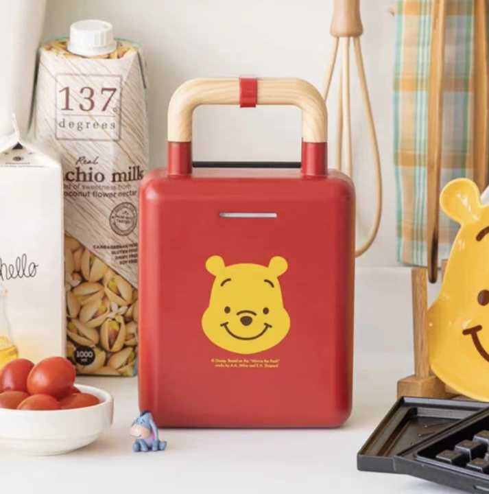 Winnie The Pooh Sandwich & Waffle Maker Toaster Cute Design Lazada