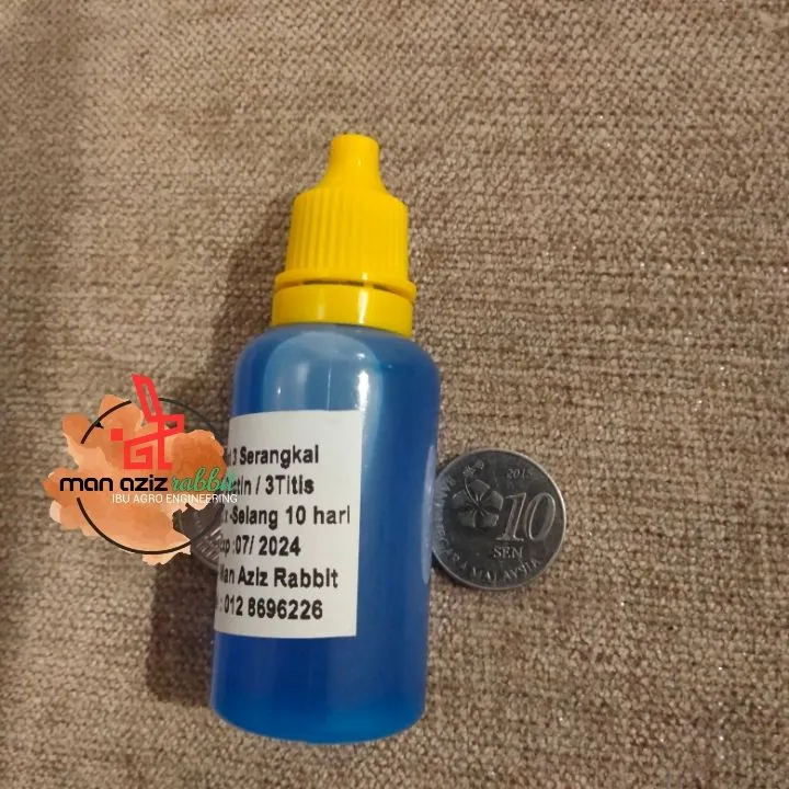 20ml Ubat 3 Serangkai Kurap Titis Repack 20ml Kutu Cacing Ubat Titis Biru Untuk Arnab Dan Kucing Lazada