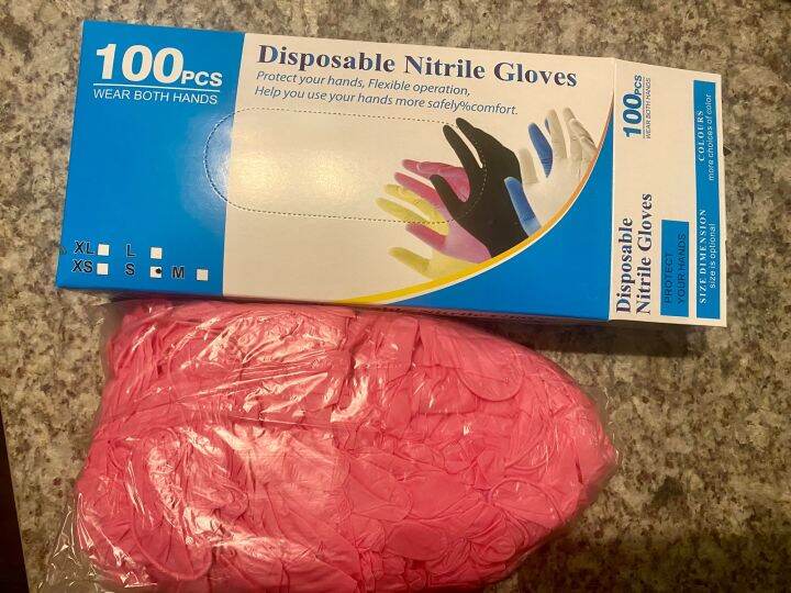 Pink Nitrile Gloves Lazada PH
