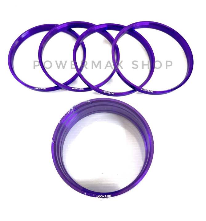 ปลอกกันสั่น-บ่ากันสั่น-hub-ring-100-106ตรงรุ่น-d-max-mu-x-สีม่วง-อลูมิเนียมเกรดหนาพิเศษ