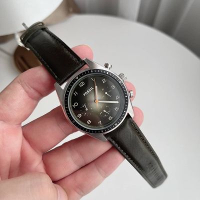 ✨ของแท้100%✨ นาฬิกาข้อมือ FOSSIL สายหนัง Wilkin Multifunction Green Leather Watch BQ2628