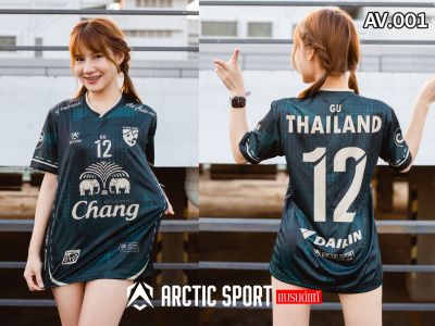 💥 เสื้อกีฬา 💥พิมพ์ลายทั้งตัว ARCTIC SPORT ( รุ่น AV.001 ) ผลิตจากผ้าไมโครสปอร์ต ชนิดพิเศษ ใส่ได้ทั้งชายและหญิง ขายดี ของแท้ 💯