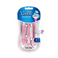 Gillette venus sensitive 3pcs. ยิลเลตต์ วีนัส เซนซิทีฟ ด้ามมีดโกน 3ชิ้น