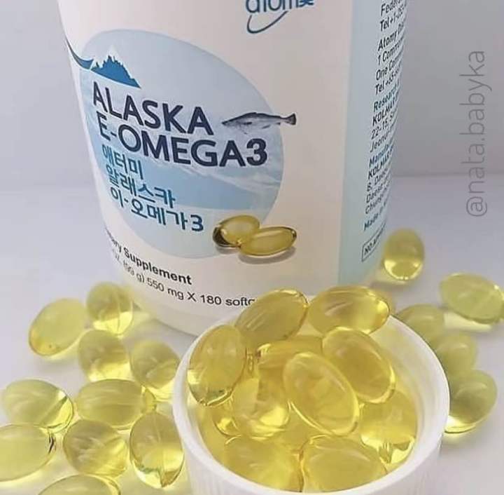 ATOMY ALASKA EOMEGA 3 550mg x 180 soft gel (99g) Alaska Fish Oil Lazada PH