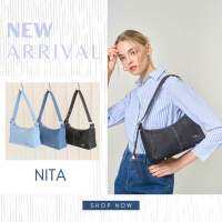 สินค้าเข้าใหม่สัปดาห์นี้ค่า KEEP NITA  Denim bag กระเป๋า ทรง Pillow ( ทรงหมอน ) สไตล์ Minimal ที่อยากแนะนำ ตัวกระเป๋าทำจากผ้ายีนแท้ 100%