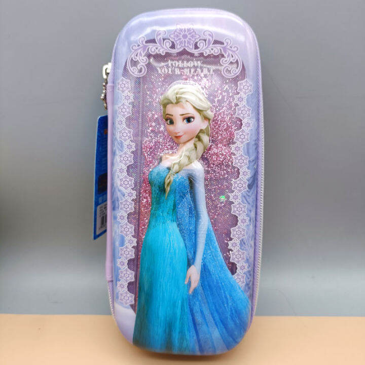 Princess Elsa Cyber Celebrity Style Quicksand Pencil Case Creative