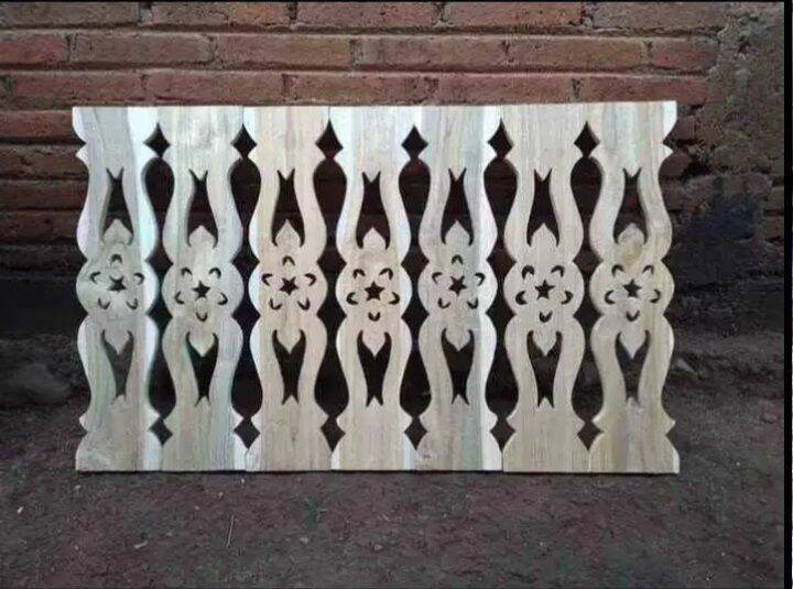 pagar papan kayu jati landa 100 x 12 x 2cm Lazada Indonesia
