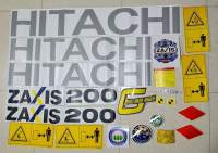 สติ๊กเกอร์ ฮิตาชิ Hitachi zx200 -5 Gแท้ #อะไหล่รถขุด #อะไหล่รถแมคโคร #อะไหล่แต่งแม็คโคร  #อะไหล่ #รถขุด #แมคโคร #แบคโฮ #แม็คโคร #รถ #เครื่องจักร #อะไหล่แม็คโคร