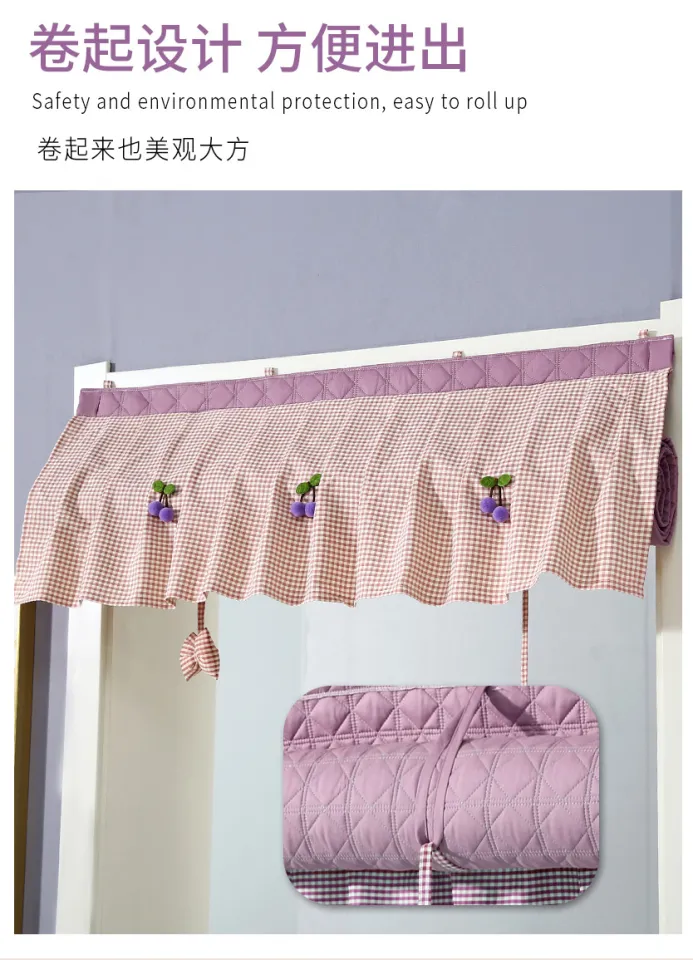 Fall Winter Thicken Padded Door Curtains Windproof Thermal