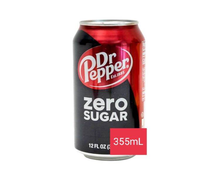 Dr. Pepper Zero Sugar Soda 355mL Lazada PH