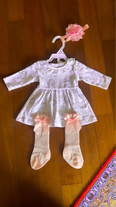 newborn-carter-s-dress-with-jacket-and-headband-and-disney-white-kitty-dress-with-pink-socks-and-flower-headband-combo-dress-set