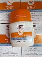 Eucerin sensitive protect sun fluid spf 50+ 50ml. Exp.10/24โลชั่นกันแดดสำหรับผิวบอบบางแพ้ง่าย แท้100%