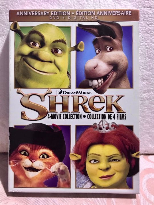 SHREK 4-Movie Collection Anniversary Edition DVD | Lazada PH