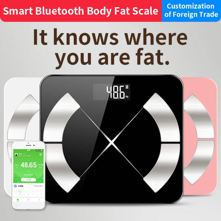 Smart body fat scales weight scales charging home electronic scales to