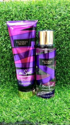 Loveลาย 2ชิ้น โลชั่น1ขนาด 236ml น้ำหอม1 ขนาด250ml VICTORIA’S SECRET น้ำหอมวิคตอเรีย Set คู่ น้ำหอมและโลชั่น