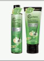แชมพู ครีมนวด แคทเธอรีน แฮร์โทนิค โสม &amp; วิตามิน สูตรเข้มข้น Catherine Hair Tonic Shampoo (220ml.) / Conditioner (140g.)