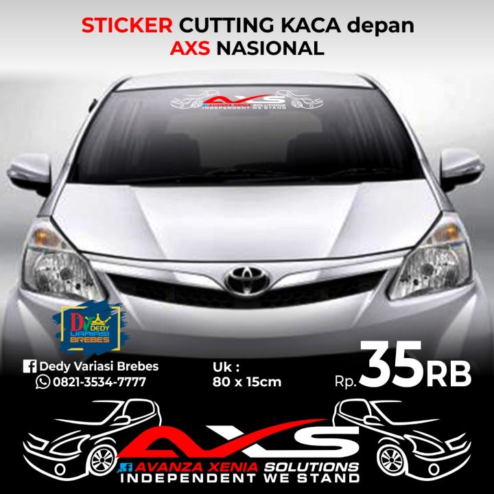 Stiker Cutting Axs Kaca Depan Lazada Indonesia