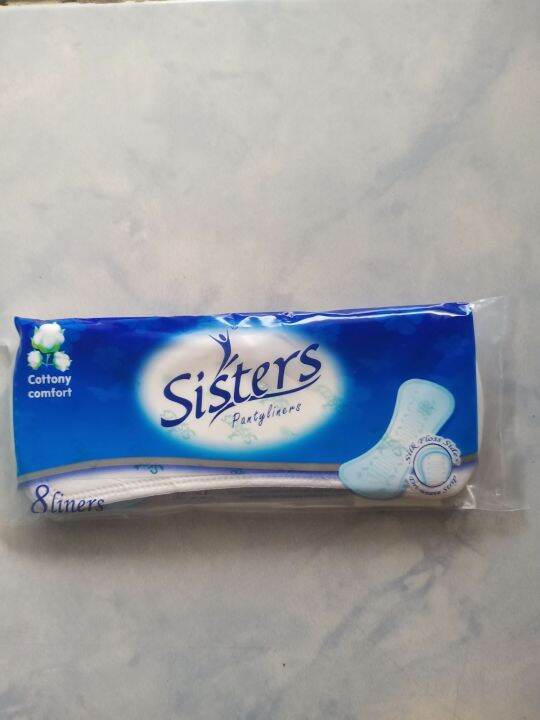 sisters panty liner 8pcs Lazada PH