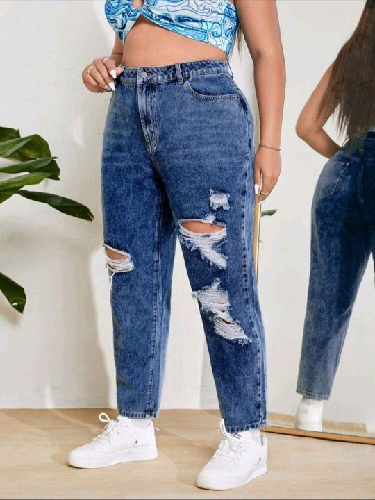 Jeans for women - Mom Fit – MOS MOSH-pokeht.vn