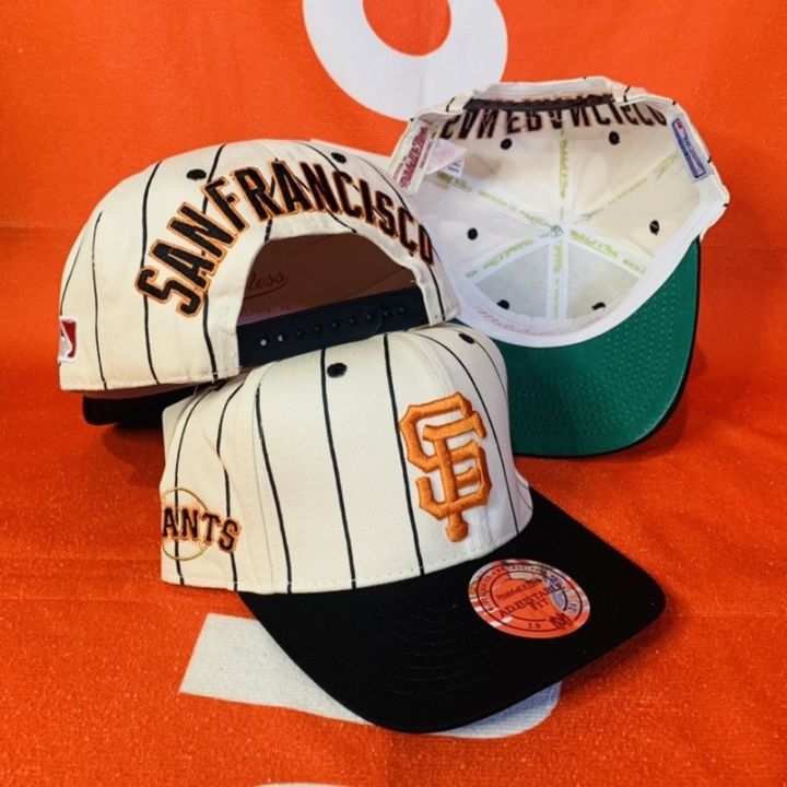 SF Giants Pinstripe Bheads Snapback Vintage Cap