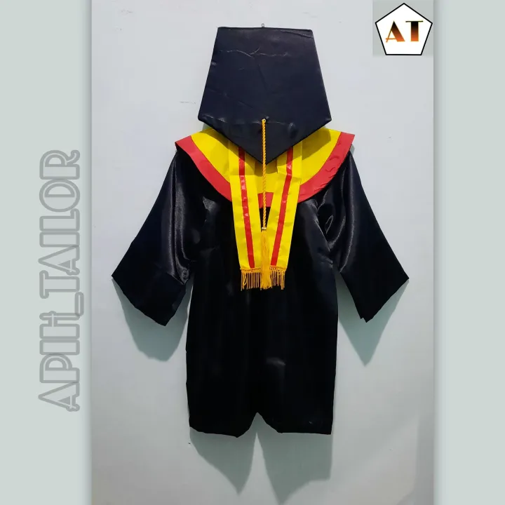 Baju Wisuda TK KUNING LIST MERAH | Lazada Indonesia