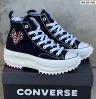 รองเท้าผ้าใบ Converse all star รองเท้าหุ้มข้อพื้นสูง ผู้หญิง ผู้ชาย พร้อมส่ง‼️(36-40) สินค้าถ่ายจากรูปจริง