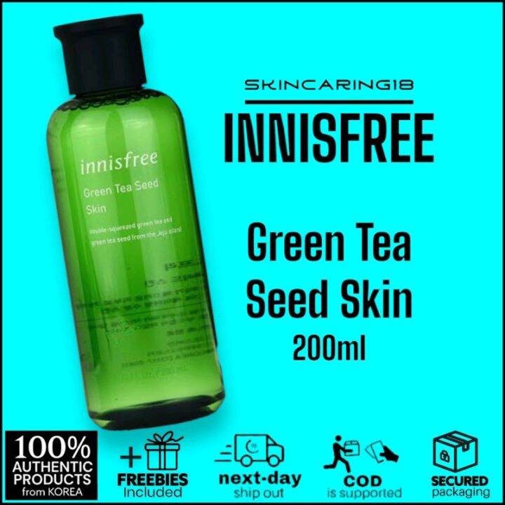 Innisfree Green Tea Seed Skin 200ml By SkinCaring18Innisfree Green Tea Seed Skin 200ml By