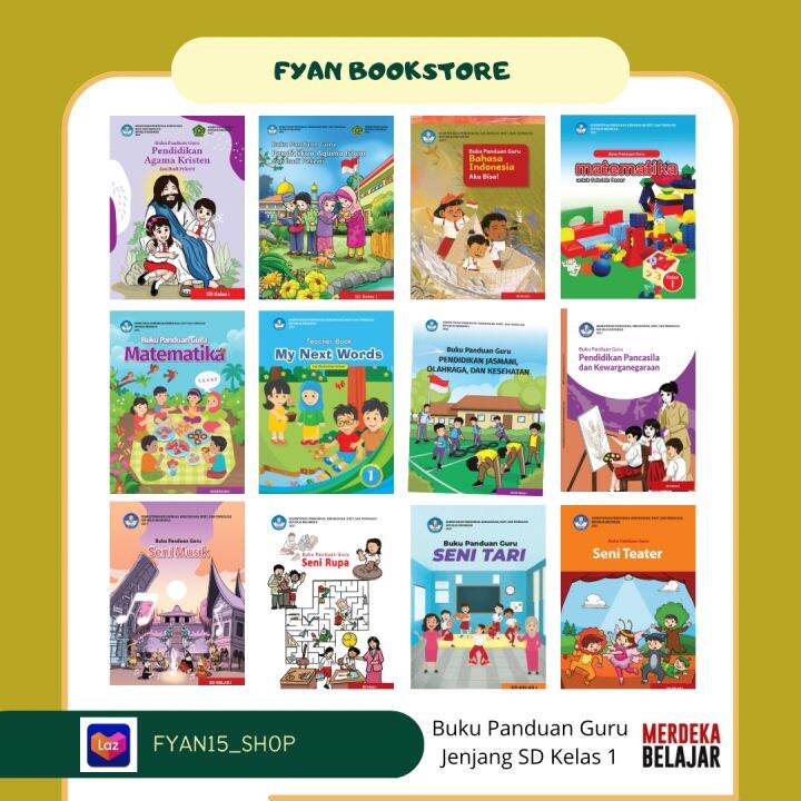 Fyan Book Store: Buku Panduan Guru Jenjang SD Kelas 1 Kurikulum Merdeka ...