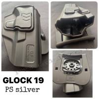 ซองใส่ปืน รุ่น  glock 19  เจน 1.2.3.4.5./รุ่น gf flower โพลิเมอร์ มี ด้าน ขวา /ปรับหมุ่นได้ แถม หกเหลี่ยมไว้ปรับแต่ง สีดำ สวยทนทาน ลดการเสียดสีผิวปืนได้ดี  สี ใส /ดำ. งานคุณภาพ รับประกันจากร้าน100%