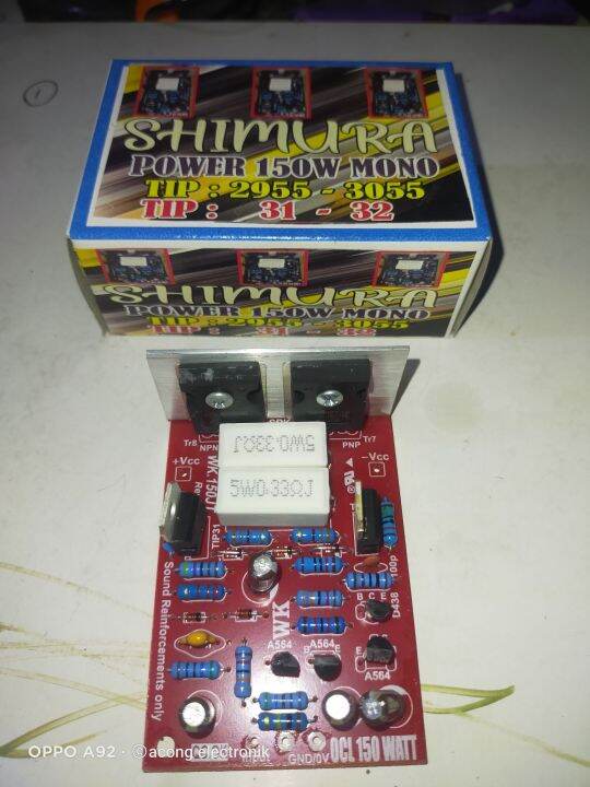 Kit Power Ampli Amplifier 150W Mono TIP3055 2955 | Lazada Indonesia