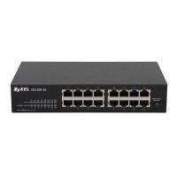 Zyxel GS1100-16 16-Port Desktop GbE Switch A powerful, silent, and easy to use solution for Ethernet connectivity.