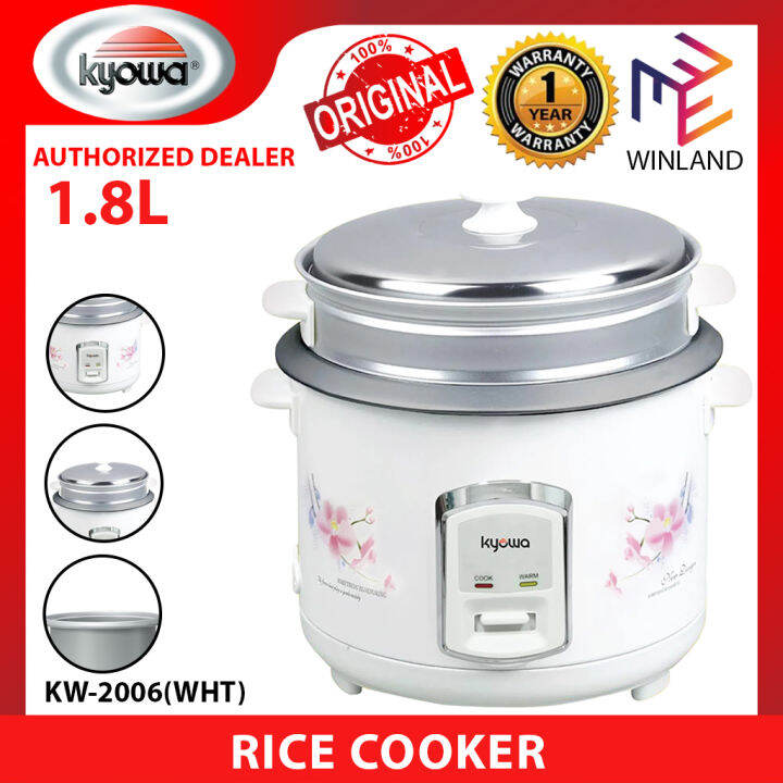 KYOWA by Winland 1.8L serves 810 cups Rice Cooker with Steamer KW2006