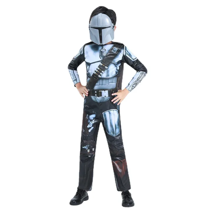 2022 Galaxy Bounty Hunter Costume Kids Super Warrior Cosplay Uniform ...