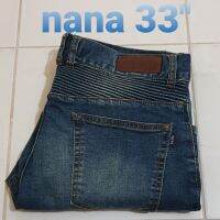 ยีนส์ใหม่ไบเกอร์ ยี่ห้อ nana เอว 33 นิ้ว