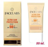 (20 ml.) ครีมกันเเดด Facelabs Ultra Sun Protection SPF50/PA+++Beige