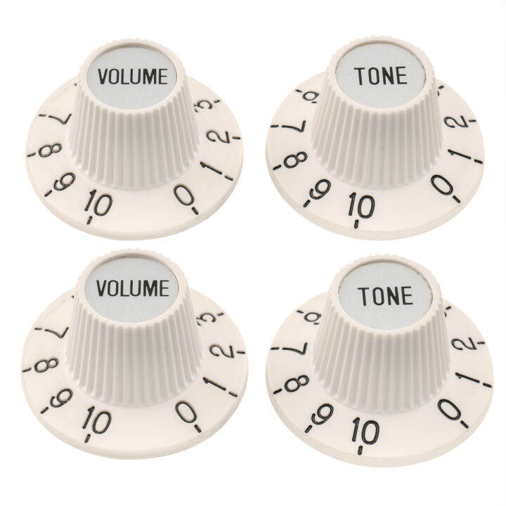 Musiclily Pro Fine 24 Splines Witch Hat Knobs Top Hat Knobs Tone Volume