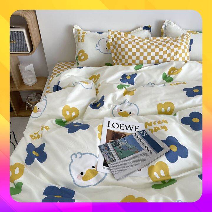 Selimut Bedcover Lembut Ukuran 160 cm x 200 cm Bedcover Motif Bunga