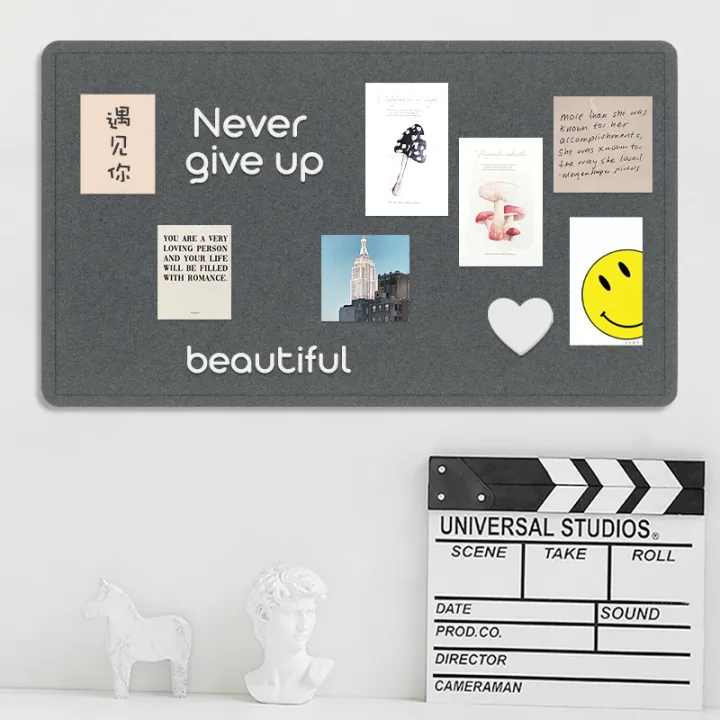 Cork Board Photo Wall Felt Board Background Wallboard Display Board