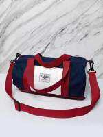 กระเป๋า​สะพาย​ข้าง​ Duffel Bags size M สีกรมขาวเลือดหมู​ สุดฮิต​