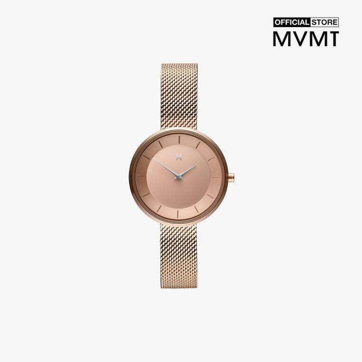 Đồng hồ nữ MVMT mặt tròn dây thép 32mm D-FB01-RGS 0000-35
