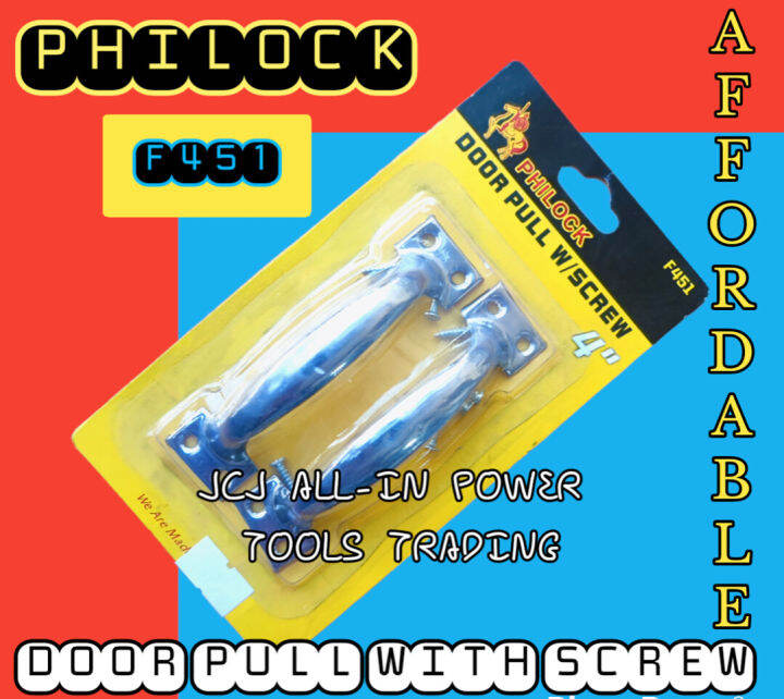 DOOR PULL HANDLE "4 INCHES PHILOCK F451/ DOOR HANDLE / HANDLE