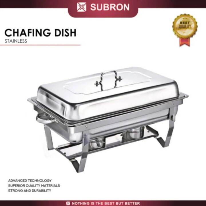 Pemanas Segi Prasmanan Jumbo SUBRON / Square Chafing Dish Jumbo SUBRON ...