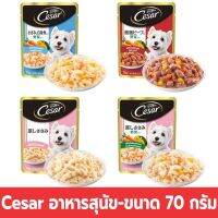 อาหารเปียกสุนัข Cesar ทุกสายพันธุ์ 70g.