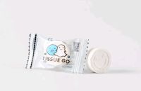 Tissue go ผ้าเย็นเม็ด ถุงบรรจุ 30 เม็ด  Tissue go compressed tissue 30 tablets