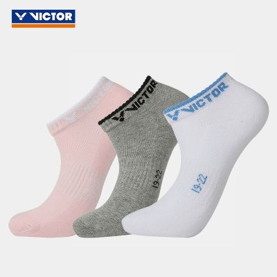 VICTOR VICTOR VICTOR ถุงเท้าแบดมินตันสำหรับเด็กถุงเท้ากีฬา sk094 95ผ้าขนหนูพื้นหนากันลื่นทนต่อการเสียดสี