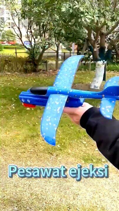Mainan Anak Pesawat Terbang Berlampu / Mainan Pistol Penembakan Pesawat